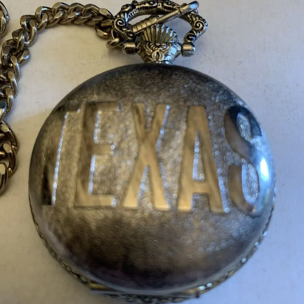 Vintage Texas Pocket Watch (O-15)